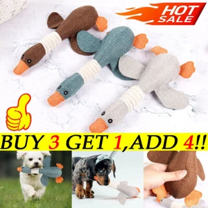 For Aggressive Chewers Interactive Large Breed And Squeaky Geese Pet Dog Toys - Picture 1 of 20
