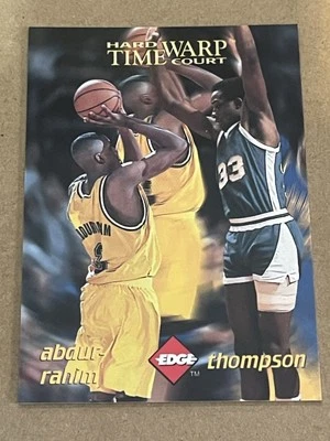 Collector's Edge Time Warp Inserto 1996 David Thompson/Shareef Abdur-Rahim #TW1 Foto 1 de 2