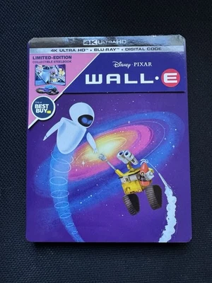 Disney Pixar Wall-E Steelbook 4K Ultra HD Blu-ray Best Buy, with J card, OOP - Image 1 of 4