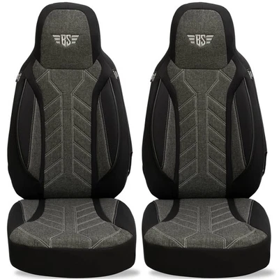 Car Seat Covers for Fiat Panda Typ 169 2003-2012 Passenger & Driver Seat Covers - image 1 of 4
