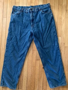Carhartt Men's Relaxed Fit Straight Leg Flannel Lined Denim Jeans - 44 x 34 - Picture 1 of 11