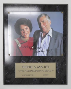 Star Trek Gene & Majel Roddenberry Legacy autographed photo Ltd Ed #335/2500 - Picture 1 of 13