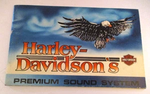 1989 HARLEY DAVIDSON MOTORCYCLE PREMIUM SOUND SYSTEM OWNER'S MANUAL # 99464-89 - Bild 1 von 1