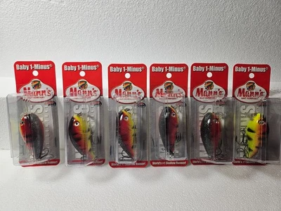 Mann's Bait Company Baby 1- (6 lures of Texas Sunrise) - Image 1 of 2