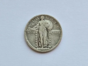 Cuarto de plata Standing Liberty 1917 extremadamente fino 200205 - Imagen 1 de 2