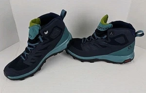 Salomon Outline GTX Mid Wanderschuhe wasserdicht blau Damen Gr. 10 NUR ANPROBIERT - Bild 1 von 15