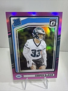 2024 Panini Donruss - Rated Rookie Cooper DeJean #305 Optic Preview Pink... - Picture 1 of 7