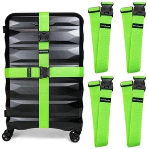 4er Pack Gepäckgurte | Robuste TSA-geprüfte Koffergurtgurte | Verstellbar... - Bild 1 von 9