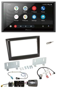 Pioneer USB 2DIN DAB Lenkrad Bluetooth Autoradio für Fiat Doblo ab 2015 schwarz - Bild 1 von 12
