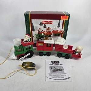 Fisher Price Little People Musical Weihnachtszug Set Santa Mrs. Claus Rentier - Bild 1 von 17