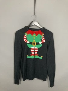 CHRISTMAS Jumper - Size Medium - Black - Great Condition - Men’s - Picture 1 of 5