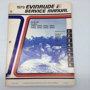 1979 OMC Evinrude Outboard 25/35 HP Models Service Manual Item No. 5427 JOHNSON - Picture 1 of 3