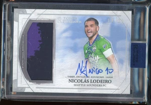 2022 Topps MLS Renaissance Relic Auto Nicolas Lodeiro (#12/20) Seattle Sounders - Picture 1 of 2