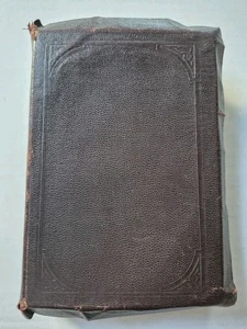 Heilige Bibel selbstaussprechend 1940er schwarzes Gesicht Typ KJV National Bible Press - Bild 1 von 19