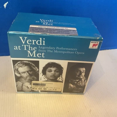 Verdi at the Met: Legendary Performances by Various (CD, 2013) Sealed Limited Ed - Imagem 1 de 4