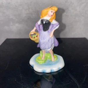 Disney Grolier Sleeping Beauty Porcelain Figure Ornament 3.25" Collectable - Picture 1 of 7