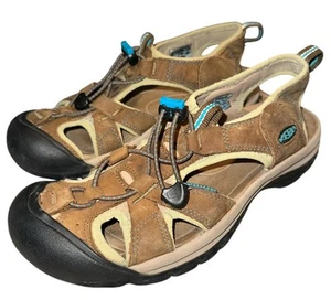 Sandalias de agua Keen Venice para mujer talla 8,5 Dark Earth Mar Caribe 1003993 - Imagen 1 de 9