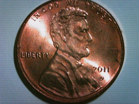 2011 D LINCOLN SHEILD CENT  DOUBLED DIE OBVERSE Cover