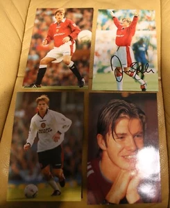 DAVID BECKHAM FOTO ORIGINALI UFFICIALI MANCHESTER UNITED FC - Foto 1 di 2