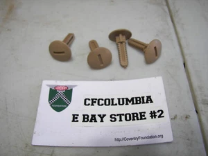 Jaguar Interior Plastic Push Pin Fasteners Beige - Picture 1 of 3