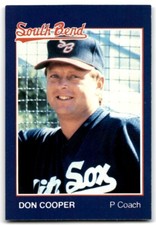 1988 Grand Slam Baseball Card Don Cooper b South Bend White Sox #14