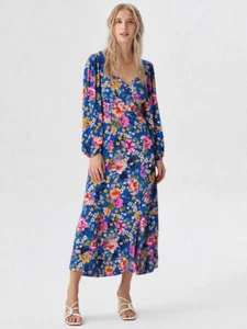 VESTIDO DE TÉ MONZÓN OCASIÓN FIESTA Carreras TALLA 18 FLORAL PRECIO DE VENTA SUGERIDO POR EL FABRICANTE 99 £ detalle trasero - Imagen 1 de 12