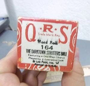 QRS, rollo de piano para jugador, la bola de puntales de darktown, bonito coleccionable - Imagen 1 de 2
