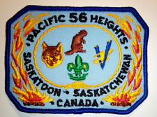 1960s Boy Scouts Canada Pacific 56 Heights Saskatoon Saskatchewan Patch Badge