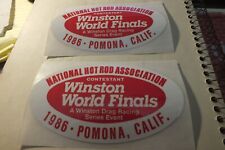 2-1986 NHRA  Winston World Finals National Contestant Decals