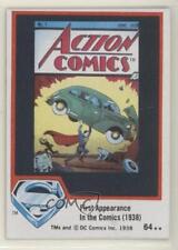 1978 Topps Superman The Movie First Appearance In the Comics (1938) #64 00em