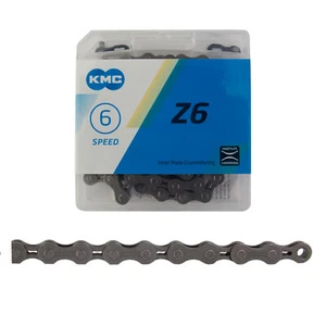KMC Z6 6-Speed Chain 116L Grey - Picture 1 of 2