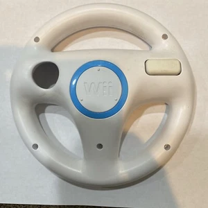 Nintendo Wii Racing Volante RVL-024 Controller OEM Bianco - Foto 1 di 1