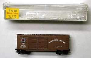 MTL Micro-Trains 23250 Northern Pacific NP 38296 40 piedi boxcar doppia porta - Foto 1 di 1