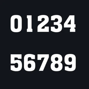 Camiseta Personalizada Número Fútbol Fútbol Vinilo Hierro Sobre Transferencia de Calor Uniforme - Imagen 1 de 78