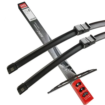 Wiper Blades fit FORD Focus MK2 2004-2005 | HQ Windscreen Wipers Front Rear 3pcs - Image 1 of 4