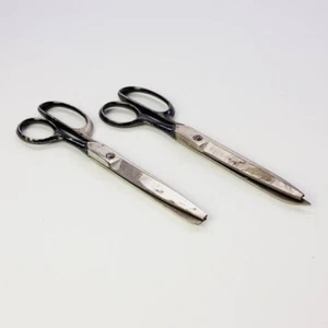 Vintage Sewing Scissors 10" Broken Tips - Picture 1 of 2
