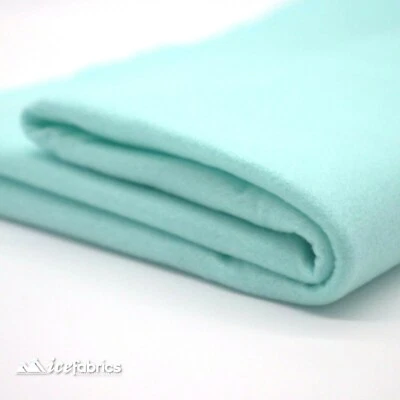 Aqua Blue ACRYLIC FELT FABRIC By The Yard _72" WIDE_ Thick and Soft Felt Fabric - Image 1 of 4