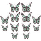 12 pièces autocollants muraux papillon 3D pour décoration de pépinière et de mariage-HJ