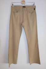 Versace Jeans Couture Linen Striped Beige Pants size 30x30