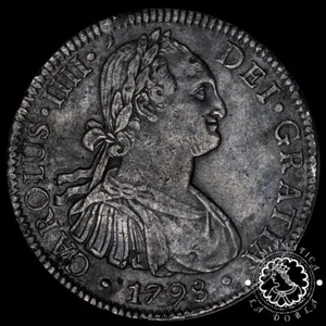 1798 - 8 REALES - Carlos IV - MÉXICO FM - EBC-/MBC+ - Picture 1 of 2