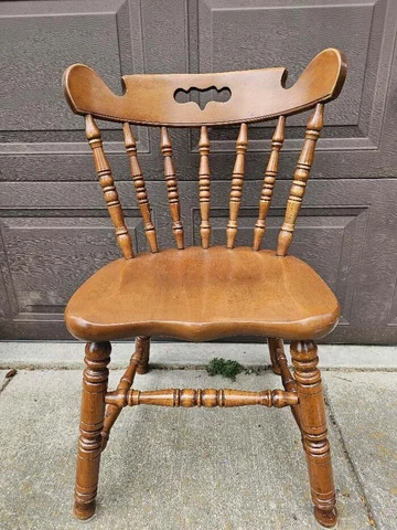 Tell City Hard Rock Maple Mate Dining Chair Andover Finish #5 Cover