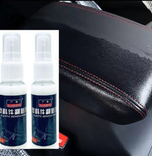 Lot de 2 Rénove Cuir 35ml Plastique Brillante Voiture Nettoyant Auto Moto Vélo