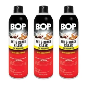3 PACK BOP Ant &Roach Killer, Easy To Use Pest Control Spray Kills Bugs 17oz - Picture 1 of 5