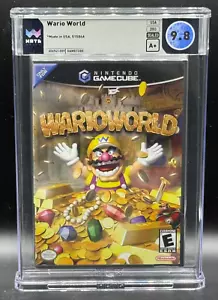 Wario World Nintendo GameCube Black Label Sealed New WATA 9.8 A+ Graded POP 5 - Picture 1 of 2
