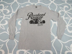 RIVERHEAD RACEWAY EST. 1951 Long Island NY Mens Small Long Sleeve Shirt - Picture 1 of 4