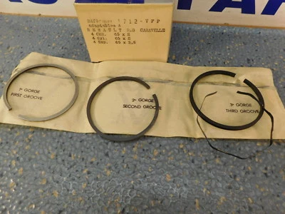 Renault  R8 Caravelle R1130 R1131    Piston Rings for 65mm Bore    1962-1966 - Image 1 of 3