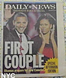 Barack Obama Historic First Presidency Win NY Daily News 11/5/2008 ** - Bild 1 von 4