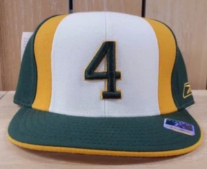 REEBOK GREEN BAY PACKERS FAVOR 4 NFL GORRA AJUSTADA VERDE BLANCO HOMBRE TALLA 7-8 A2 - Imagen 1 de 4