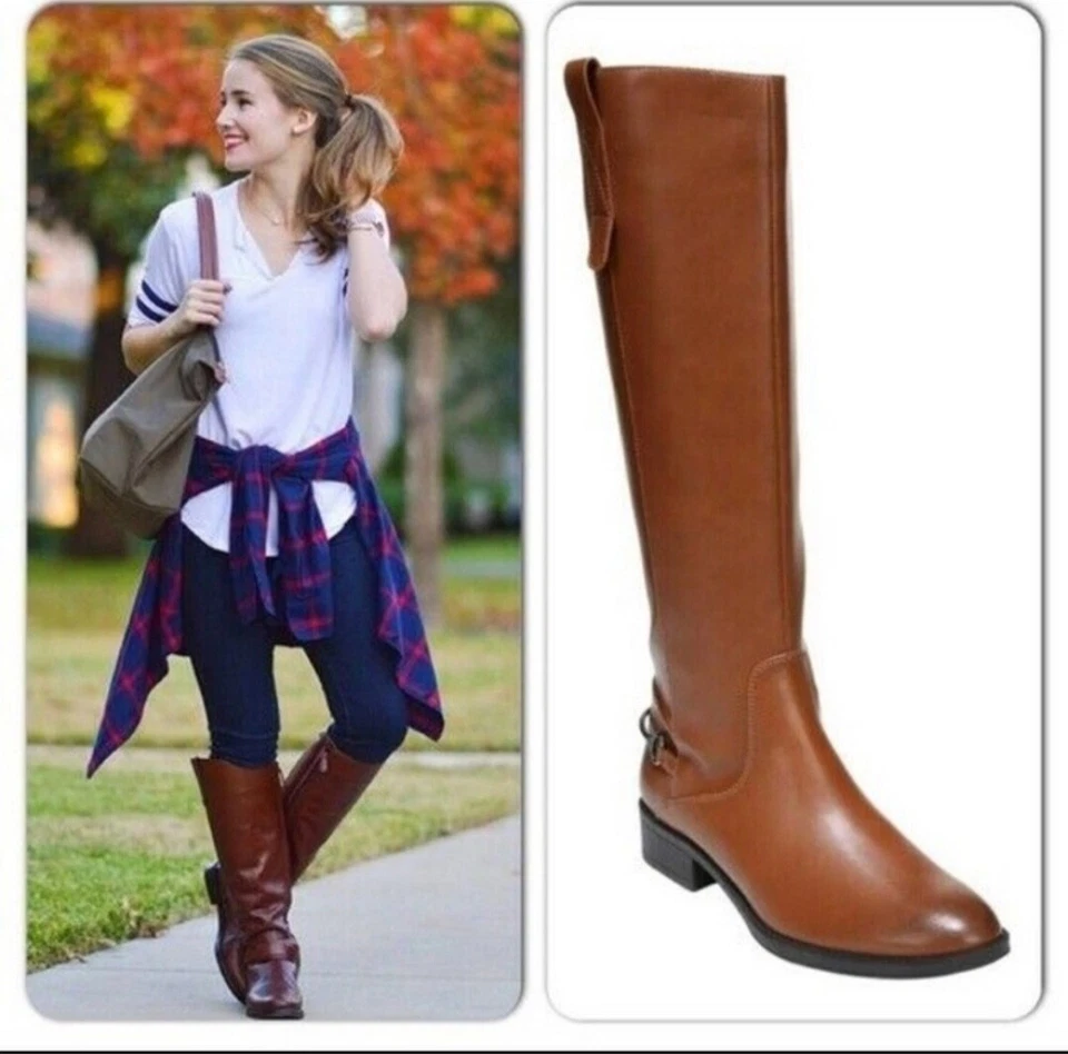 Botas de montar altas Sam And Libby marrón coñac  Foto 1 de 4