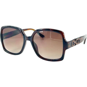 Jimmy Choo Sammi GS Womens Plastic Sunglass 0086 Dark Havana 55-18 Italy - Picture 1 of 6